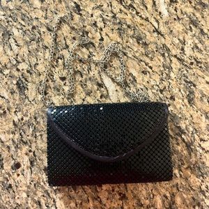 Lulu Townsend 🖤 Black Sequin Clutch and Shoulder Purse